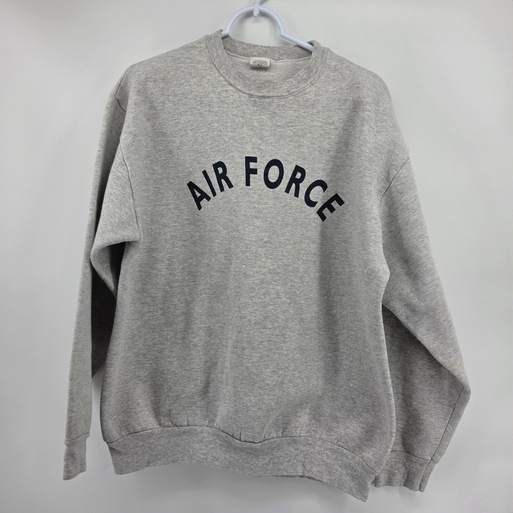 Vintage Air Force Sweatshirt Campbellsville Apparel Co Gray Crewneck Medium